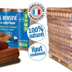 Bûches calorifiques WOODSTOCK 1 palette, 104 sacs de 5 bûches